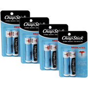 ChapStick Classic Medicated Skin Protectant Two 0.15 oz Sticks Each Pack of 4