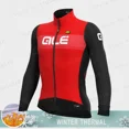 thumbnail image 3 of AIE - Jersey de ciclismo de invierno para hombre, chaqueta térmica de manga larga con forro polar y cremallera completa para ciclismo de montaña, abrigo para clima frío, resistente a la intemperie, 3 of 5