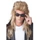 thumbnail image 1 of Peluca Rockera de los 80s Rubia Rock Halloween Para Adulto, 1 of 2