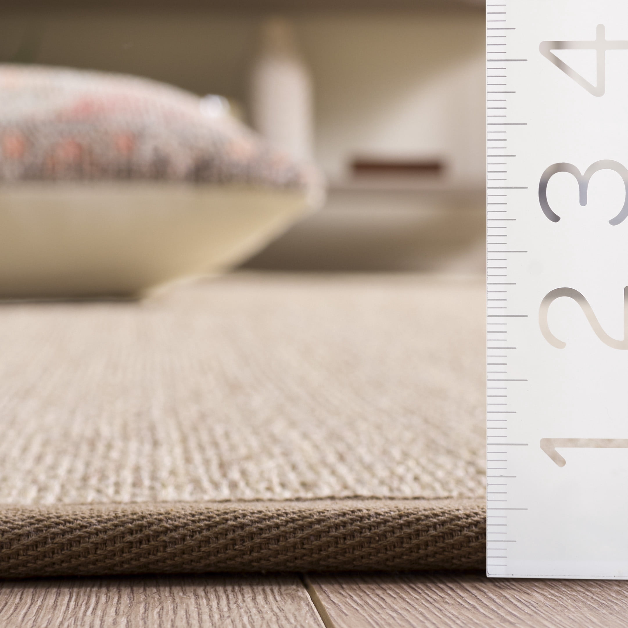 Safavieh Natural Fiber Kentigern Solid Area Rug, Marble/Linen, 8' x 10'