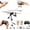 Dual Battery, variant on Rc Paper Airplane Kit - DIY Electric Remote Control Plane with Gyro Stabilizer,Dual Propellers Rc Plane Kit,Lightweight Foldable Flying Stem Toy Micro Fixed Wing Drone,Cool Tech Gadgets Gifts