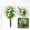 D, variant on Artificial Eucalyptus Sunflower Ball Tree - Lifelike Decorative Plant for Indoor and Outdoor Spaces