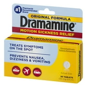 Dramamine Original Formula Motion Sickness Relief, 36 Count