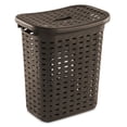 thumbnail image 2 of Sterilite Weave Laundry Hamper Espresso Set of 4, 2 of 7