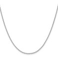 thumbnail image 2 of 14K White Gold 1.65mm D/C Square Cable Chain, 2 of 4