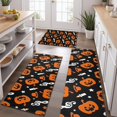 thumbnail image 2 of Musical Halloween Icons Pattern Kitchen Rugs Sets Of 3,Kitchen Runner Rugs Non Skid Washable,Decorative Kitchen Floor Mats for Kitchen,Sink,Laundry,17"x30"+ 17"x47" + 17"x59", 2 of 6