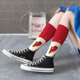 thumbnail image 5 of Fotbe Happy New 2025 Year Calcetas Divertidas Estampadas para Hombre y Mujer, Calcetas de Algodón hasta la Rodilla para Caminar, Correr, Enfermería y Embarazo, 5 of 6