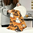 thumbnail image 6 of Dreamtimes Ghost Pumpkins Orange Kitchen Towel, Dish Towels Quick Drying Tea Towels Absorbent Hand Towels for Kitchen Sink Dinner Table 28 x 18 Inches, Set of 1, 6 of 7