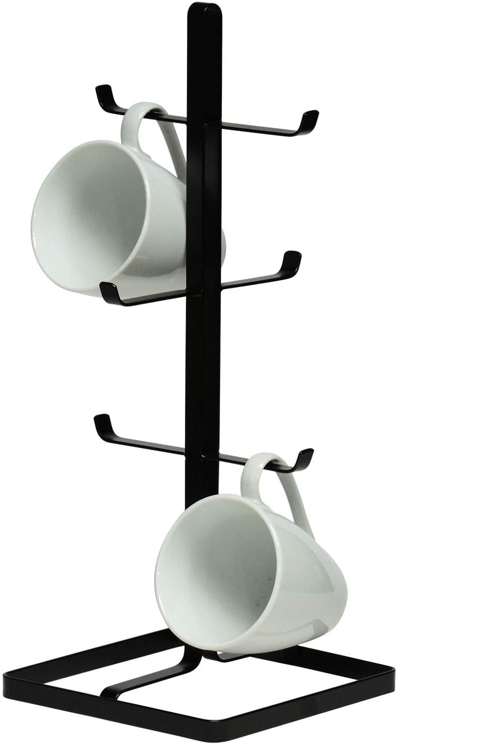 Mug Tree, Mug Hanger Stand, Coffee Cup Holder with 6 Hooks