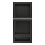 Niches De Douche Tile Redi RNT1614S-6-20 - Triple - 16x40" - Noire - Neuve