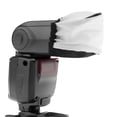 thumbnail image 5 of KAKOWELY Universal Flash Diffuser Mini Fabric Soft Light Flashes Bounce Cap Cover Attachment for Camera Flash Unit Head Flashgun Speed Lights White,3.94X"X3.74"X0.94", 5 of 5