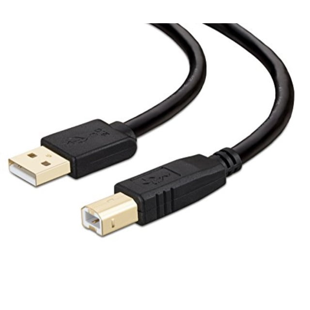Gold Braided 6ft/10ft/15ft A-Male to B-Male Printer Cable USB 2.0 Cable 