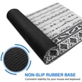 thumbnail image 6 of Long Mouse Pads for Desk,Black Geometric Diamond Striped Pattern Desk Mats on Top Of Desks, Desk Mouse Pad Extra Large with 3mm Non-Slip Base and Stitched Edge for Gaming,Office,Work,Home 31.5"x11.8", 6 of 6