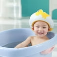 thumbnail image 3 of Cap 1 Adjustable Children's Shower Cap Protective Cover Cute Dinosaur Shaped Cap Protective Cover Children's Soft Shampoo Companion Eye And Ear Bathroom Set, 3 of 3