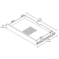 thumbnail image 2 of Multi-purpose Drawer with Drop Front in Black - Engineered Wood, 2 of 5