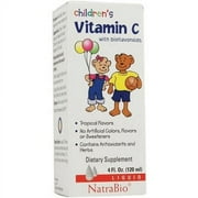 Natra Bio Children's Vitamin C, Tropical, 4 OZ