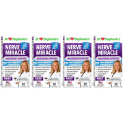 4 PACK (Buy 3 Get 1 FREE) - Nerve Miracle Supplement, by Dr. Stephanie's