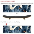 thumbnail image 2 of Swan Skateboard Grip Tape Stickers Pack of Two - Emery Surface, PVC Backing, 8.8x32.6in/22.4x83 cm., 2 of 5