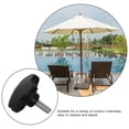 thumbnail image 3 of Phenofice Roman Pole Design Umbrella Screw Black Metal Adjustment Wind Conditions 1Pack, 3 of 8