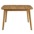thumbnail image 3 of Modway 46 Pouces Vienna 46 Vienna Table de Salle à Manger de Patio Extérieur en Teck, Naturel, 3 of 9