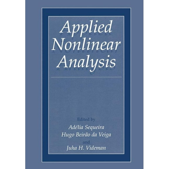 Applied Nonlinear Analysis, (Paperback)