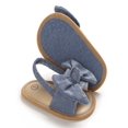 thumbnail image 2 of Luxsea Summer Baby Girls Shoes Non-Slip Canvas Bowknot Toddlers Newborn Infantil Sandals, 2 of 6
