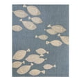 thumbnail image 3 of Paseo 9' x 13' Blue and Beige Outdoor Rug, 3 of 3
