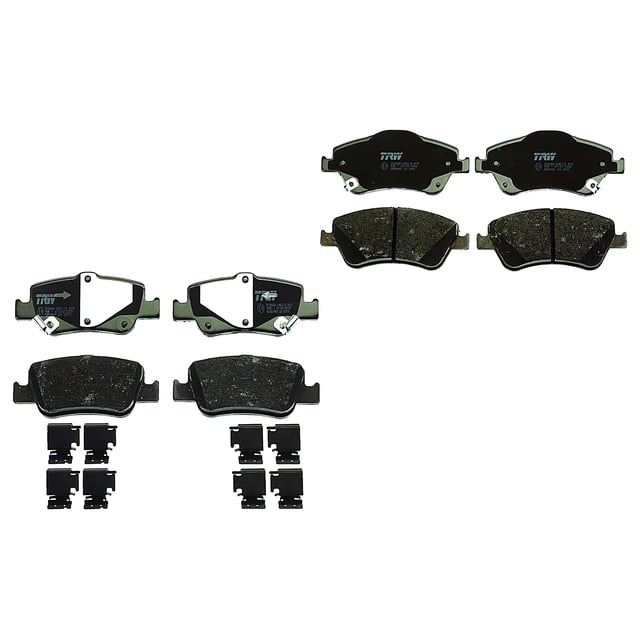 Set Balatas TRW Bajos Metales Corolla 2007 A 2011 Toyota