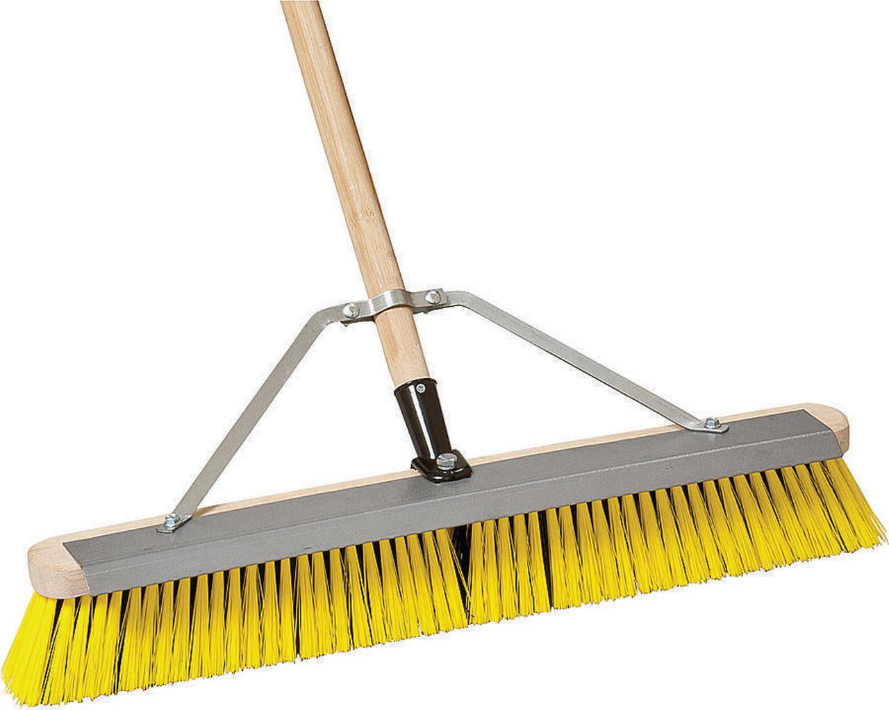 Simple Spaces 1434ASCOR Push Broom, RubberGrip Handle