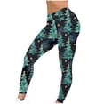 thumbnail image 4 of Iyufng Christmas Leggings for Women,High Waist Christmas Yoga Leggings Graphic Print Sports Stretch Plus Size Leggings, 4 of 5