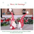 thumbnail image 4 of Cateissary Colgante de muñeco de gnomo de Navidad para interiores y exteriores, diseño de escena, colgantes de vacaciones, accesorios, adorable Rojo, 4 of 6
