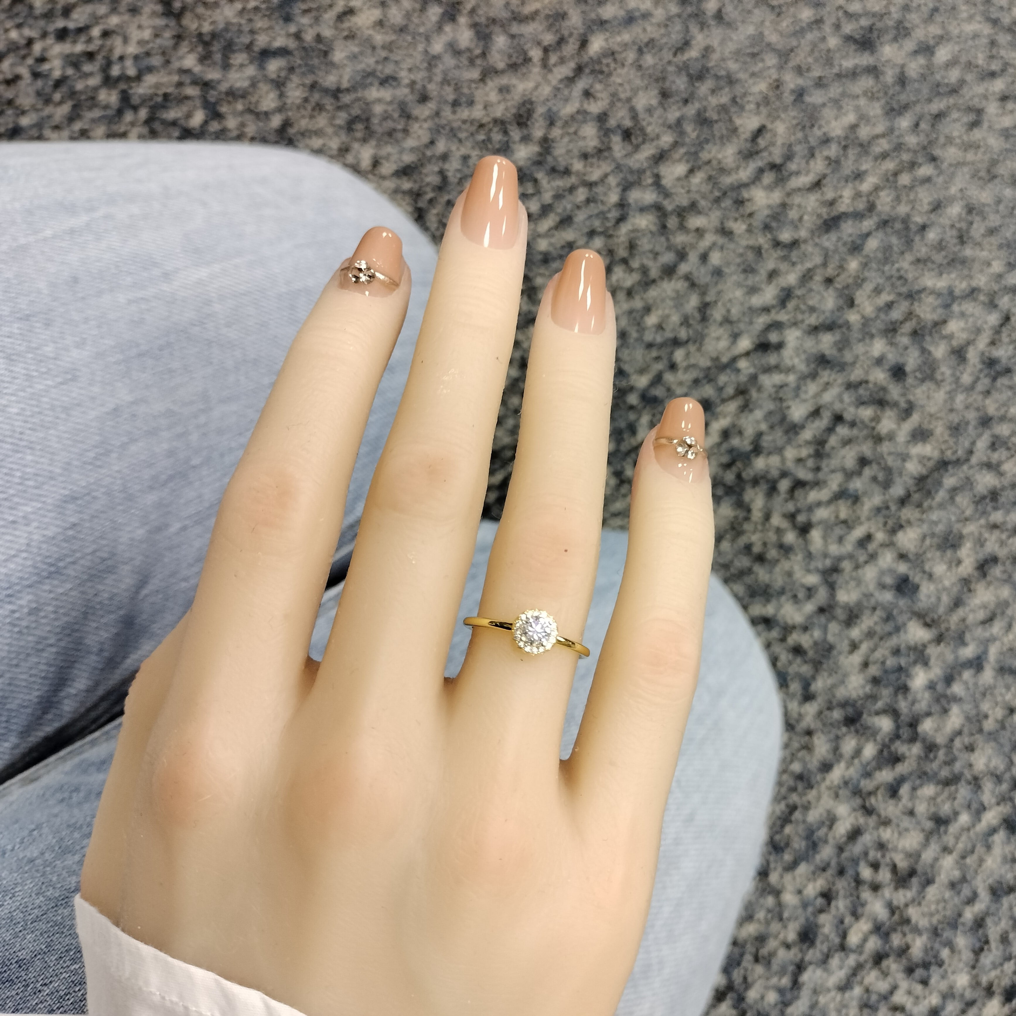 1Ct Diamond Rings for Women - Round Cut 14k Gold Ring - Engagement Rings & Wedding Rings for Women