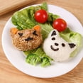 thumbnail image 4 of Molde de plástico para sushi Advancent forma de animal de dibujos animados Panda, 4 of 6