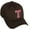 Brown, variant on Classic 3D Varsity White Rose Initial Letters Baseball Dad Hat, Hunter Green, Letter F