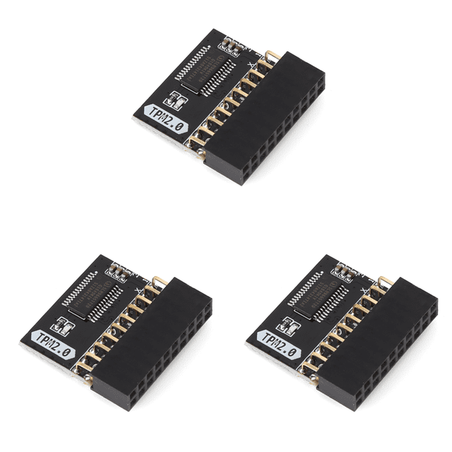 3PCS TPM 2 0 Módulo Seguridad Cifrado Tarjeta Placa Base 20 Pines 4 GB para WIN11