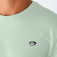 thumbnail image 5 of Dalix Lil Matcha Embroidered Cotton Tee Lightweight Jersey Mens in Sage XL X-Large, 5 of 5