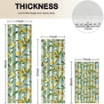 thumbnail image 4 of Yellow Lemon Fruits StripedGreen Pattern Kitchen Rugs Sets Of 3,Kitchen Runner Rugs Non Skid Washable,Decorative Kitchen Floor Mats for Kitchen,Sink,Laundry,17"x30"+ 17"x47" + 17"x59", 4 of 6