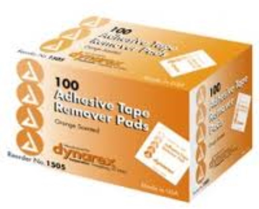 Dynarex Adhesive Tape Remover Pad 100 ea