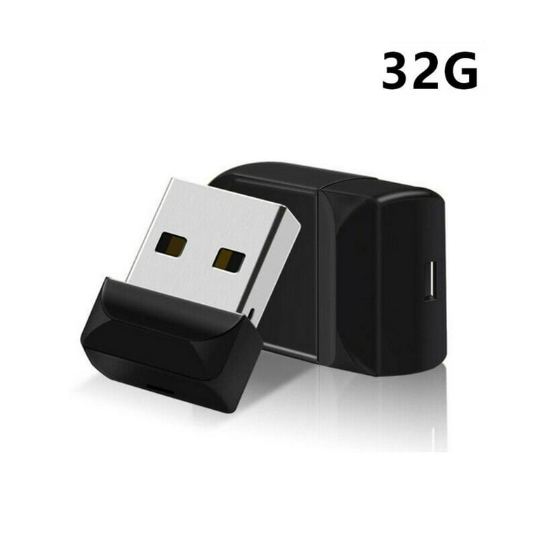 Mini 32GB USB Flash Drive Pen Drive USB2.0 Tiny Memory U Disk Thumb Drive Low Profile USB Flash Drive USB Key (32GB, Black) - Walmart.com