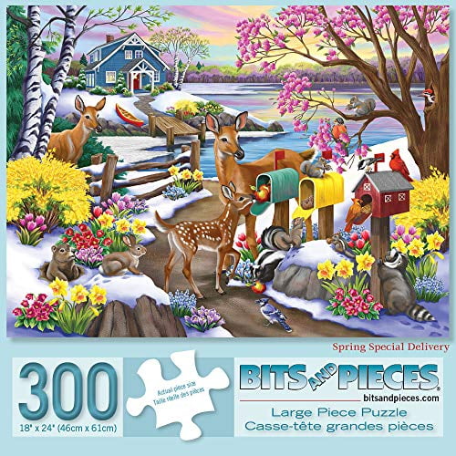 Bits And Pieces 300 Piece Jigsaw Puzzle For Adults 18 X 24 Spring