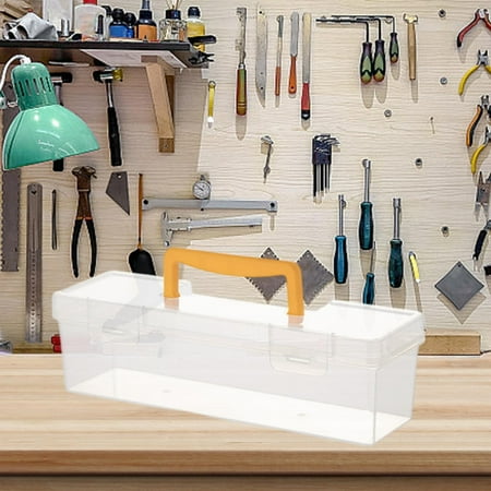 koolsoo Clear Tool Box Bin Carry on Household Dustproof Outdoor Storage Organizer Container Case for Fishing Tackle Hobby Repair Tool Yellow 30×9.3×9.3cm koolsoo Clear Tool Box Bin Carry on Household Dustproof Outdoor Storage Organizer Container Case for Fishing Tackle Hobby Repair Tool Yellow 30×9.3×9.3cm