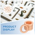 thumbnail image 3 of 12 Pcs Rondelle Plate, 24mm ID, 30mm OD, 2mm d'Épaisseur pour Boulons Vis Machines, 3 of 6