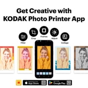 KODAK Mini 2 Retro Bluetooth Portable Photo Printer (2.1x3.4 inches) + 38 Sheets Bundle, Yellow