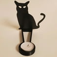 thumbnail image 4 of Funny Shadow Stand Candlestick Table Decoration Atmosphere Projection Decoration Fun Candlestick Black Silhouette Tabletop Ornament Decor With Candles, 4 of 4