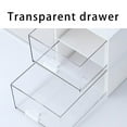 thumbnail image 1 of Box Organizer Storage Drawer Shelf Cosmetics Brush Lipsticks Nail Sorting Storing Rack Desk Dressing Makeup Case Table Sorting Rack Supplies Red Single Grid, 1 of 9