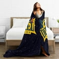 thumbnail image 5 of Drexel University Logo Fleece Blanket, Very Soft Microfiber Flannel Blanket for Couch Warm and Cozy for All Seasons, 5 of 6