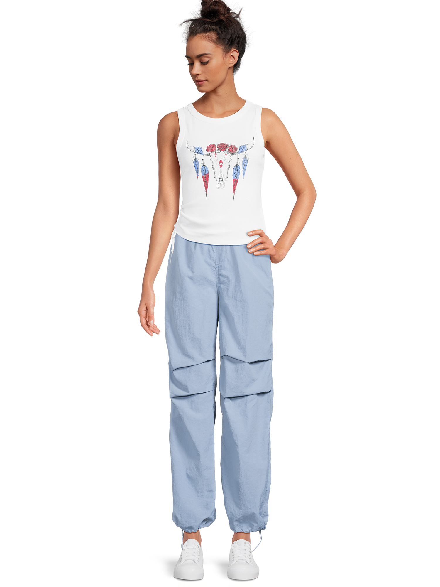 Self Esteem Juniors Toggle Cinch Parachute Pants