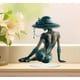 thumbnail image 2 of Elegante adorno de acrílico para escritorio con niña con sombrero Decoración elegante para el hogar, 2 of 6