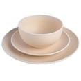 thumbnail image 6 of Spice By Tia Mowry - Creamy Tahini 12-Piece Blush Stoneware Dinnerware Set, 6 of 9