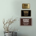 thumbnail image 4 of Signs ByLITA Classic Framed Energy takers Sign (Black /Gold) - Small, 4 of 6